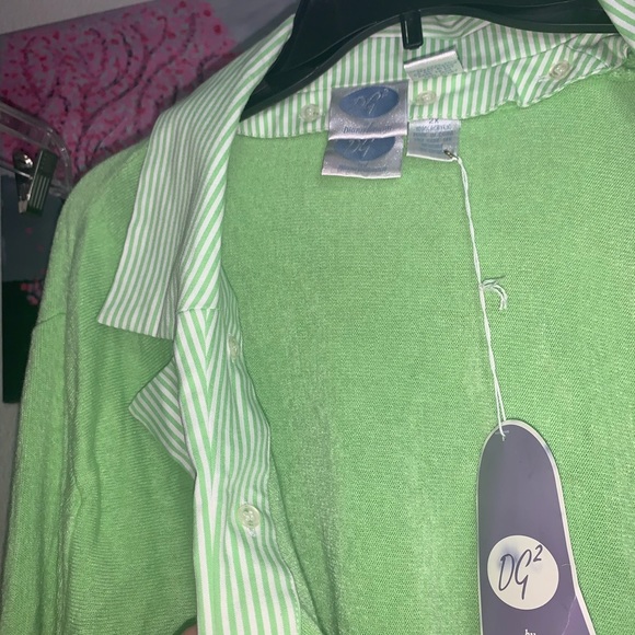 NWT DG2 Diane Gilman long sleeve top - Picture 7 of 7